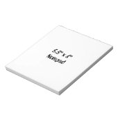 Créez votre propre bloc-notes 5,5" x 6" (Tourné)