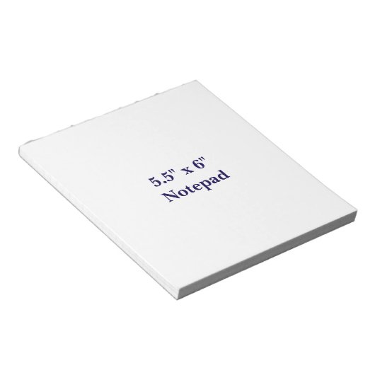 Créez votre propre bloc-notes 5,5" x 6" (Incliné)