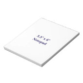 Créez votre propre bloc-notes 5,5" x 6" (Tourné)