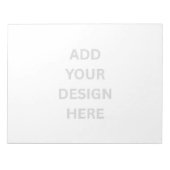 Créez votre propre Bloc-notes de 40 pages 11 po x  (Devant)