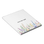Créez votre propre bloc-notes floral (Incliné)