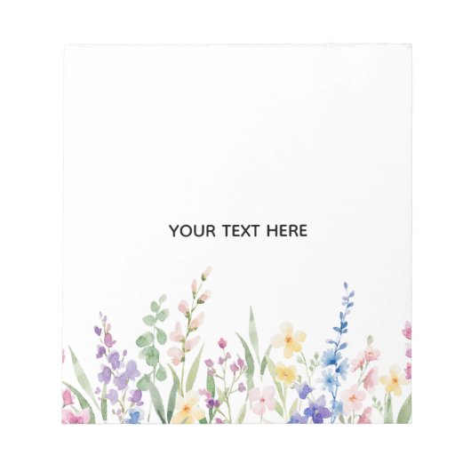 Créez votre propre bloc-notes floral (Devant)
