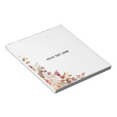 Créez votre propre bloc-notes floral (Incliné)