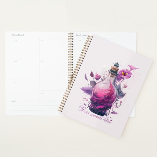 Créez Votre Propre Bouteille De Potion Florale (Devant avec enveloppe)