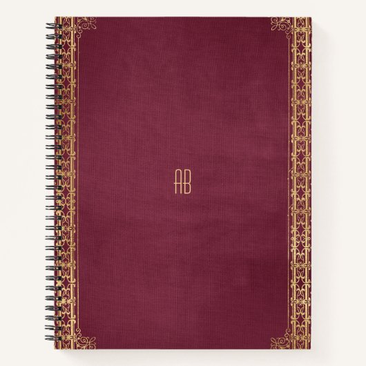 Créez votre propre cahier Fuchsia doré (Devant)