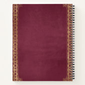 Créez votre propre cahier Fuchsia doré (Dos)