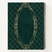 Créez Votre Propre Cahier Vert Foncé Doré (Dos)