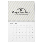 Créez votre propre calendrier (Jan 2027)
