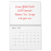 Créez votre propre calendrier 2015 (Feb 2027)