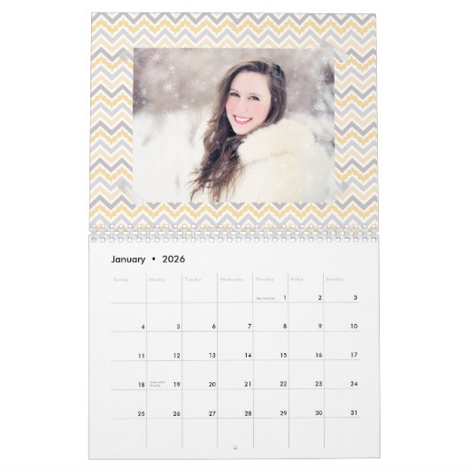 Créez votre propre calendrier 2021 (Jan 2026)