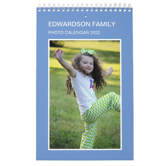 Créez votre propre calendrier de l'année photo de (Protection)