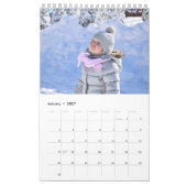 Créez votre propre calendrier de l'année photo de (Jan 2027)