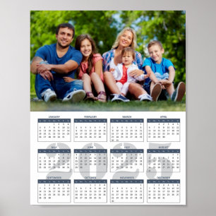 Créez votre propre calendrier de poster photo de f