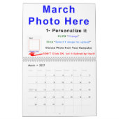 Créez votre propre calendrier en ligne 2015, INSTR (Mar 2027)