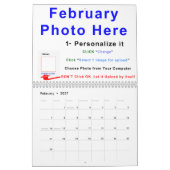 Créez votre propre calendrier en ligne 2015, INSTR (Feb 2027)