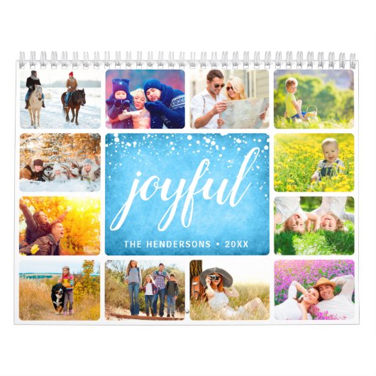 Créez votre propre calendrier photo moderne 2025 (Protection)