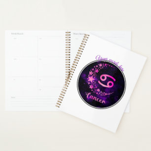 Créez votre propre cancer céleste violet Zodiac