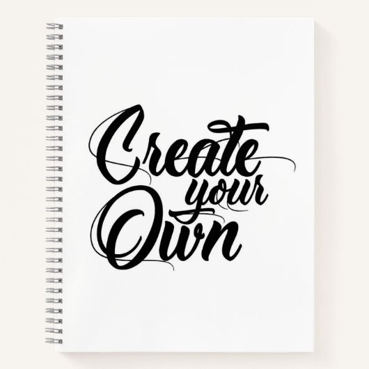 Créez votre propre Carnet de carnet de notes (Devant)