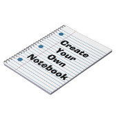 Créez votre propre carnet mignon de papier d'école (Côté gauche)