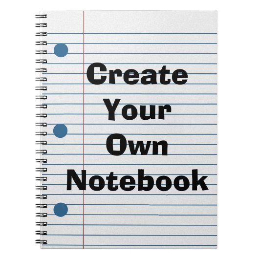 Créez votre propre carnet mignon de papier d'école (Devant)