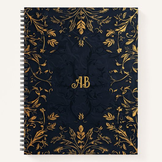Créez votre propre Carnet romantique Black & Gold (Devant)