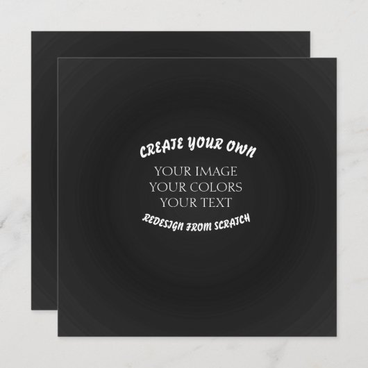 Créez votre propre carte à plat (Devant / Derrière)