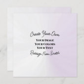 Créez votre propre carte à plat (Devant / Derrière)