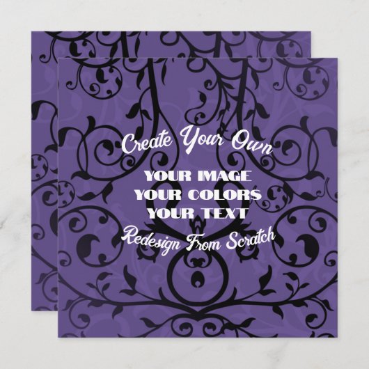 Créez votre propre carte à plat entièrement Custom (Devant / Derrière)