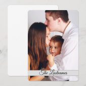 Créez votre propre carte à plat photo (Devant / Derrière)