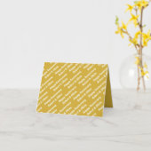 Créez votre propre carte Anniversaire de nom (Fleur jaune)