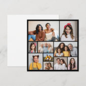 Créez votre propre carte de 10 photos Collage de v (Devant / Derrière)