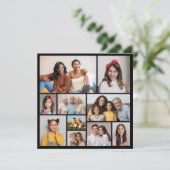 Créez votre propre carte de 10 photos Collage de v (Debout devant)