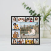 Créez votre propre carte de 11 photos Collage (Debout devant)