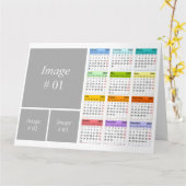 Créez votre propre carte de calendrier 2022 (Fleur jaune)