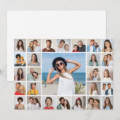 Créez votre propre carte de collage photo 27 (Devant / Derrière)