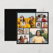Créez votre propre carte de collage photo personna (Devant / Derrière)