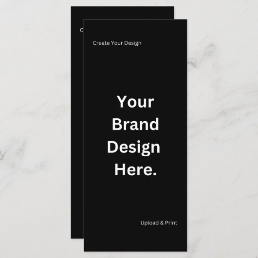 Créez votre propre carte de conception et d'impres (Devant / Derrière)