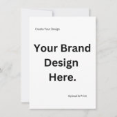 Créez votre propre carte de conception et d'impres (Devant)