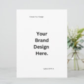 Créez votre propre carte de conception et d'impres (Debout devant)