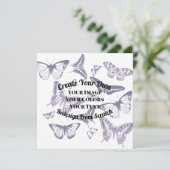 Créez votre propre carte de conception personnalis (Debout devant)