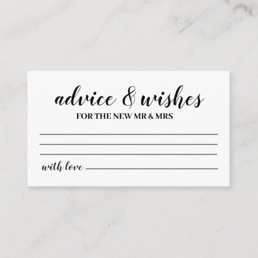 Créez votre propre carte de conseil et de voeux (Devant)