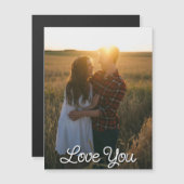 Créez votre propre carte de couple romantique (Devant / Derrière)