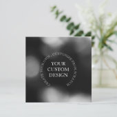 Créez votre propre carte de design/logo personnali (Debout devant)