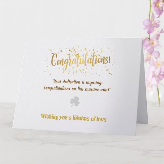 Créez votre propre carte de félicitations simple 2 (Orchidée)