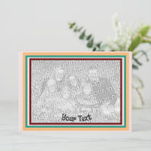 Créez votre propre carte de Noël de vacances (Debout devant)