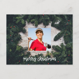 Créez votre propre carte de Noël golfeur