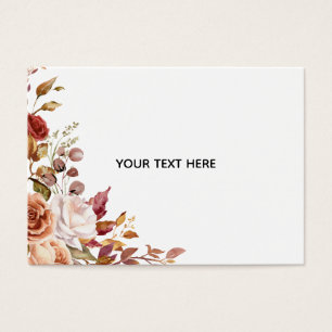 Créez votre propre carte de profil floral