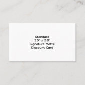 Créez votre propre carte de réduction (Devant)