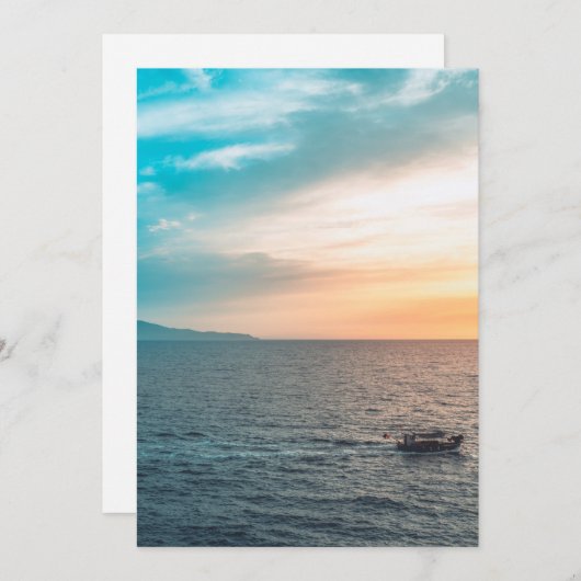 Créez Votre Propre Carte de Remerciement Plate Pho (Devant / Derrière)