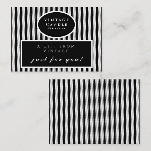 Créez votre propre Carte de remerciements à bougie (Devant / Derrière)